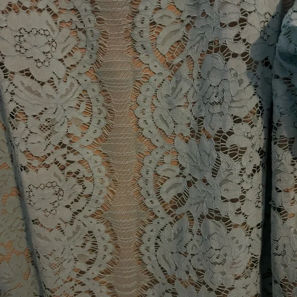 Lane Bryant size 22 teal with nude slip attached - Picture 3 of 6